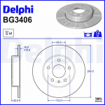 Piduriketas DELPHI BG3406