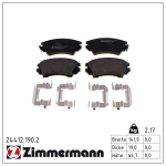 Piduriklotsi komplekt,ketaspidur ZIMMERMANN 24412.190.2