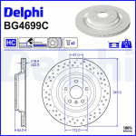 Piduriketas DELPHI BG4699C