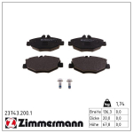 Piduriklotsi komplekt,ketaspidur ZIMMERMANN 23743.200.1