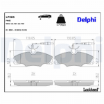 Piduriklotsi komplekt,ketaspidur DELPHI LP985