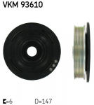 Rihmaratas,v&auml;ntv&otilde;ll SKF VKM 93610