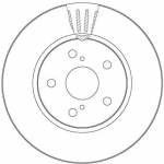 Piduriketas TRW DF6986S