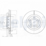 Piduriketas DELPHI BG3525