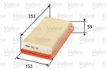 &Otilde;hufilter VALEO 585144