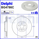 Piduriketas DELPHI BG4786C