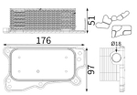 &Otilde;liradiaator,mootori&otilde;li MAHLE CLC 13 001S