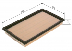 &Otilde;hufilter BOSCH F 026 400 454
