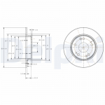 Piduriketas DELPHI BG4118C