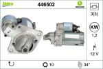 Starter VALEO 446502
