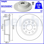 Piduriketas DELPHI BG5089C