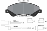 Piduriklotsi komplekt,ketaspidur TEXTAR 2448501