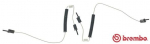 Hoiatuskontakt, piduriklotsi kulumine BREMBO A 00 385