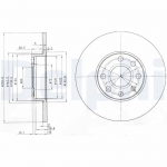 Piduriketas DELPHI BG3402