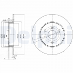 Piduriketas DELPHI BG3526