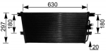 Kondensaator,kliimaseade MAHLE AC 217 000S