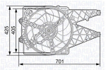 Ventilaator,mootorijahutus MAGNETI MARELLI 069422472010