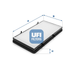 Filter,salongi&otilde;hk UFI 53.131.00