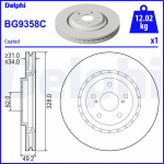 Piduriketas DELPHI BG9358C