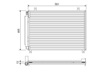 Kondensaator,kliimaseade VALEO 822656