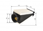 &Otilde;hufilter BOSCH F 026 400 497