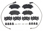 Piduriklotsi komplekt,ketaspidur BREMBO P 24 187