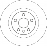 Piduriketas TRW DF6776S