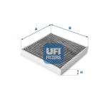 Filter,salongi&otilde;hk UFI 54.223.00