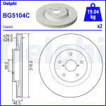 Piduriketas DELPHI BG5104C