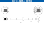 Pidurivoolik ATE 24.5103-0265.3