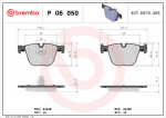 Piduriklotsi komplekt,ketaspidur BREMBO P 06 050