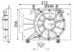 Ventilaator,mootorijahutus MAHLE CFF 739 000S
