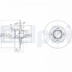 Piduriketas DELPHI BG3360