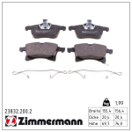 Piduriklotsi komplekt,ketaspidur ZIMMERMANN 23832.200.2