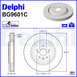 Piduriketas DELPHI BG9601C