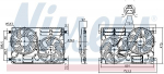 Ventilaator,mootorijahutus NISSENS 850096