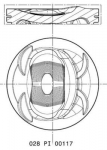 Kolvid MAHLE 028 PI 00117 000