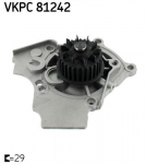 Veepump, mootori jahutus SKF VKPC 81242