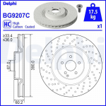 Piduriketas DELPHI BG9207C