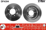 Piduriketas TRW DF4394