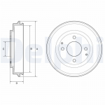 Piduritrummel DELPHI BF632