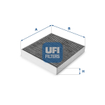 Filter,salongi&otilde;hk UFI 54.167.00