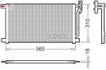 Kondensaator,kliimaseade DENSO DCN05003