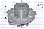 Veepump, mootori jahutus DOLZ S214