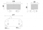 &Otilde;liradiaator,mootori&otilde;li MAHLE CLC 336 000P