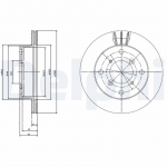 Piduriketas DELPHI BG2645