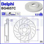Piduriketas DELPHI BG4657C