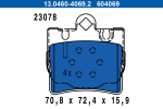 Piduriklotsi komplekt,ketaspidur ATE 13.0460-4069.2