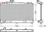 Radiaator,mootorijahutus DENSO DRM44033