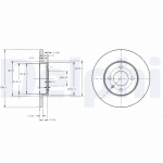 Piduriketas DELPHI BG2454